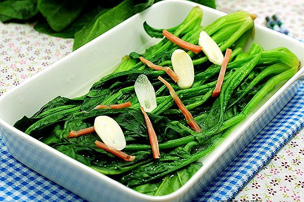 自制[上汤菠菜]—菠菜的鲜美吃法