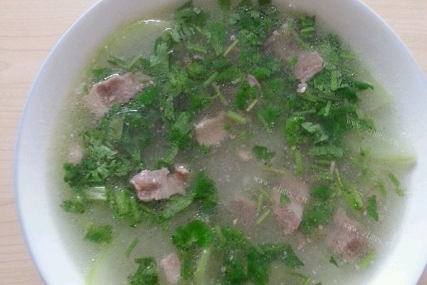 美味的冬瓜羊肉粉丝汤