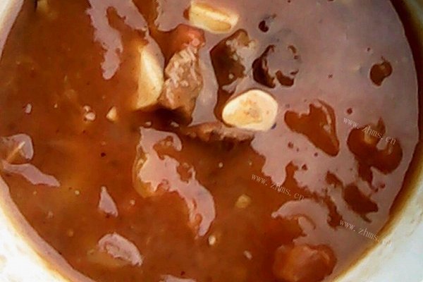 西红柿牛肉拌酱
