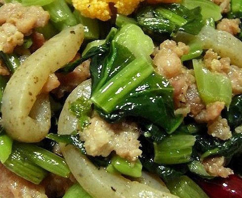 肉末雪菜魔芋丝