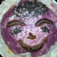 邪恶的笑脸-紫薯胡萝卜素三明治