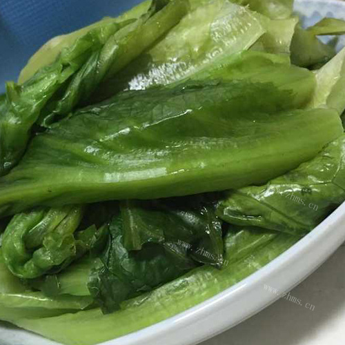 美味可口的蚝油生菜