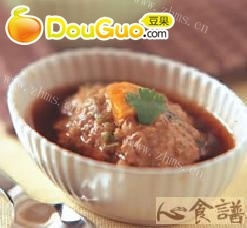椒香蛋黄蒸肉