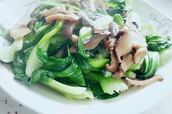 香菇炒青菜