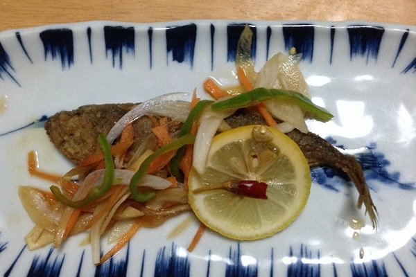 鯵の南蛮漬け(竹荚鱼的南蛮腌制）