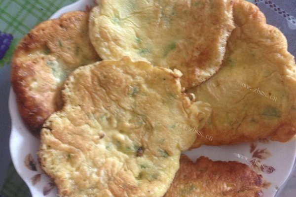 自制青椒鸡蛋饼