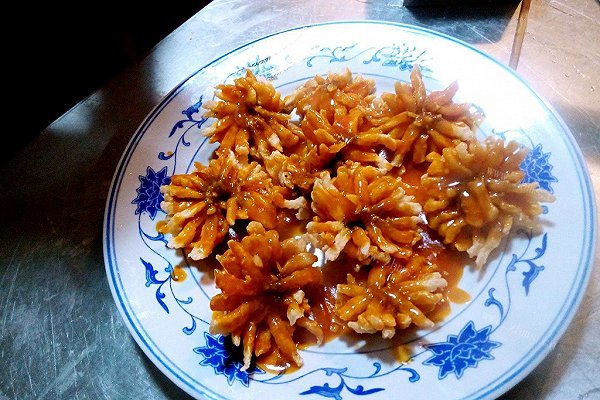 自制菊花青鱼