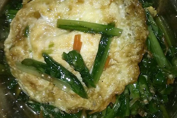 家常油麦菜炒蛋