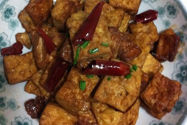 香煎小豆腐