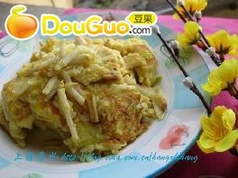 美味的韭黄炒鸡蛋