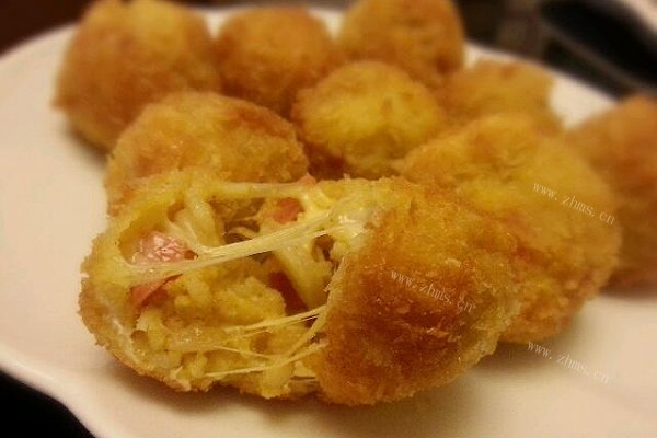 咖喱牵丝饭团