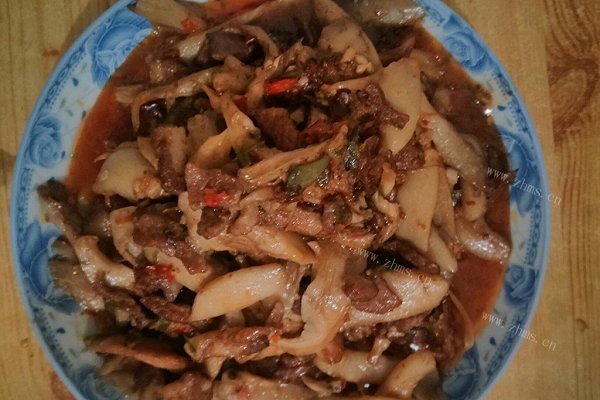 美味蘑菇炒肉