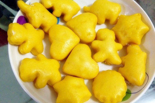 南瓜造型小馒头