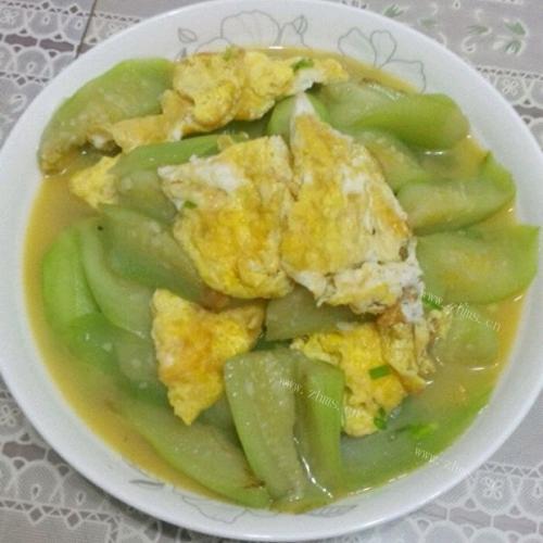 「自创」丝瓜炒鸡蛋	