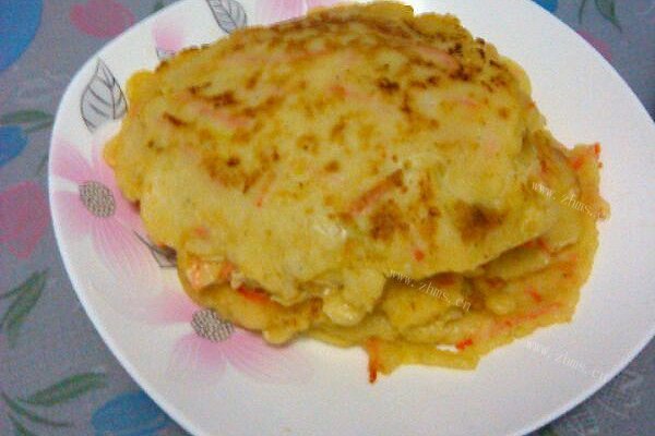 自制胡萝卜蛋饼