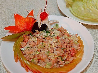 冬日虾松