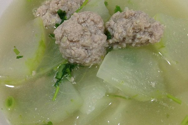 美味冬瓜丸子湯