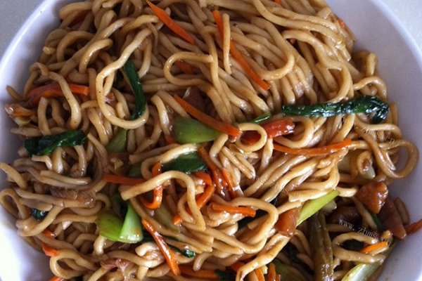 青菜炒面
