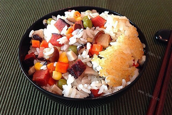 电饭锅版煲仔饭#松下饭煲年味#
