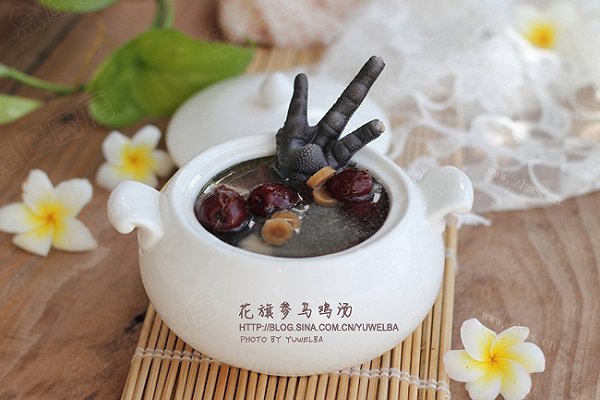 花旗参乌鸡汤