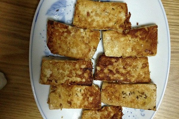 家常香煎豆腐
