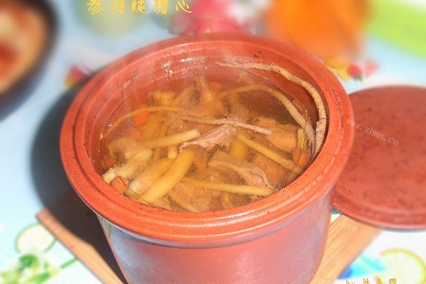 家常参归炖猪心