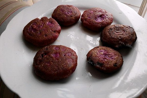 自制紫薯饼