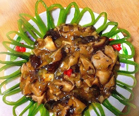 香菇菠菜