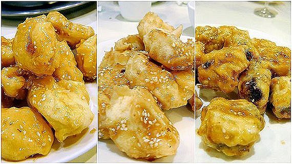 枣泥拔丝丸子