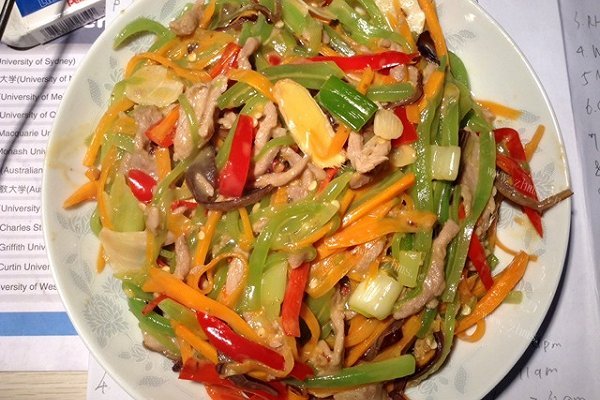 清淡版鱼香肉丝