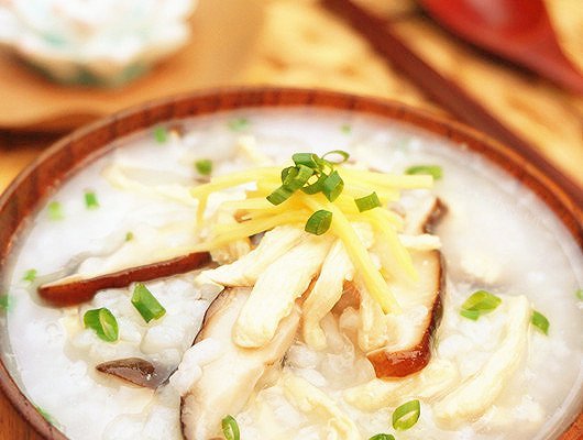香菇鸡肉粥