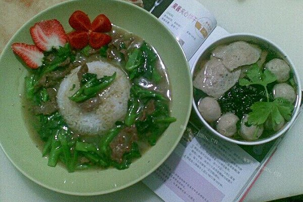 家常湿炒牛肉饭