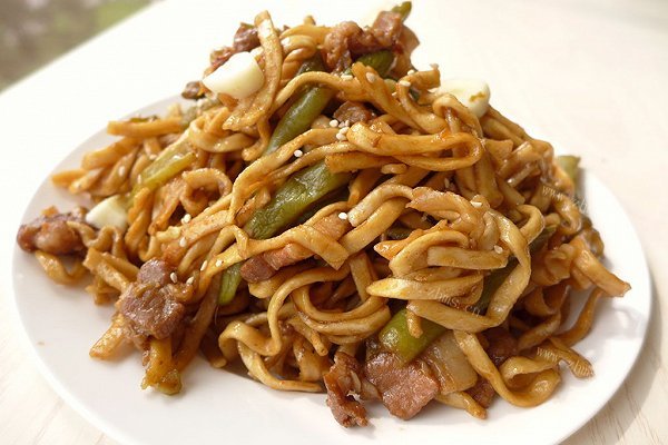豆角焖面