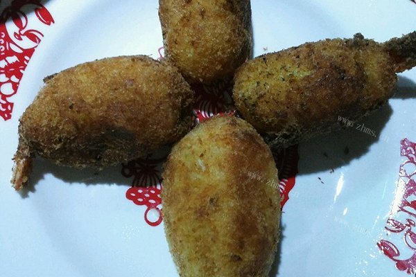 土豆芝士虾球
