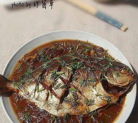 红烧鲳鱼