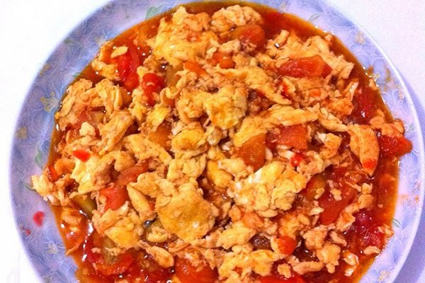 家常西红柿炒鸡蛋