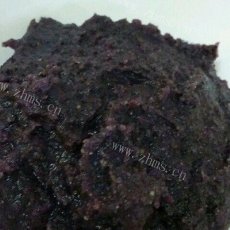 黑芝麻紫薯泥
