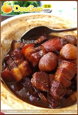 自制板栗红烧肉