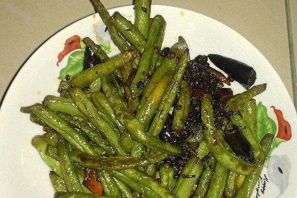 自制爆炒四季豆
