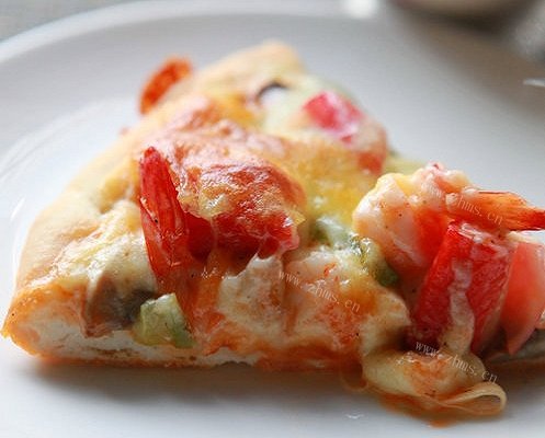 DIY虾仁蟹柳海鲜比萨