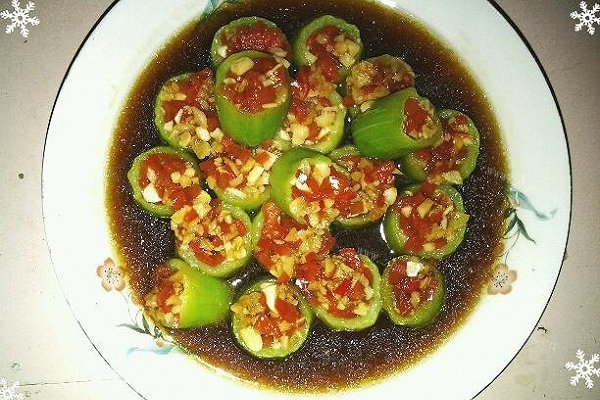 蒜蓉蒸丝瓜