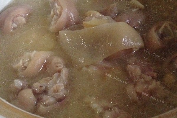猪脚黄豆汤