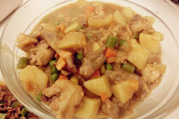 改良的惊喜土豆咖喱鸡