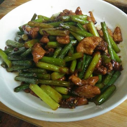 味道不错的蒜苔炒肉