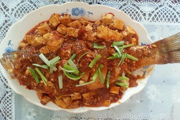 美味的豆瓣鲈鱼
