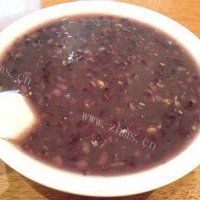 自制紫米荔枝冰粥