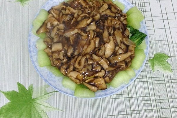 香菇扒油菜