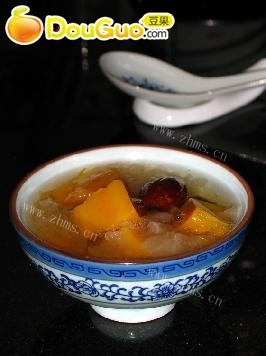 滋润养颜的银耳南瓜羹