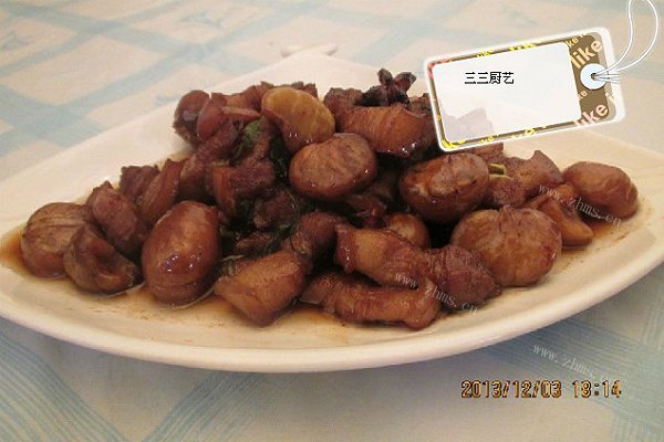 板栗红烧肉