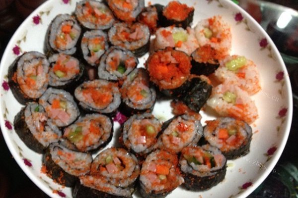 自制紫菜包饭